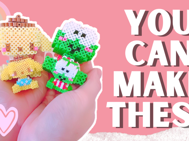 Pompompurin & Keroppi 3D Perler Mini&nbsp;Figures